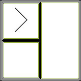 illustration of an aluminium casement window configuration